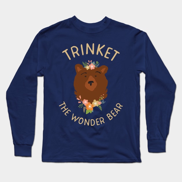 Trinket the Wonder Bear Long Sleeve T-Shirt by asirensong